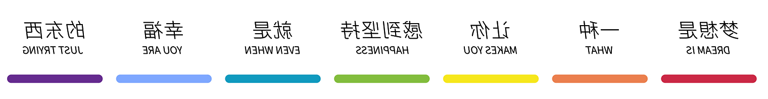 梦想是一种让你感到坚持就是幸福的东西